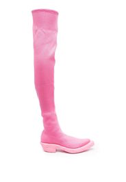 CamperLab Venga Overknee-Cowboystiefel - Rosa