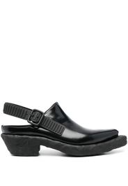 CamperLab Venga Mules im Western-Look - Schwarz