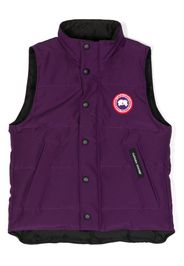 Canada Goose Kids Vanier logo-patch gilet - Violett