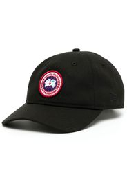 Canada Goose logo-patch cap - Schwarz