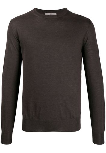 Canali Schmaler Pullover - Braun