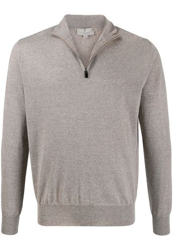 Canali Pullover mit Reißverschluss - Nude