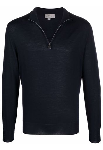 Canali Gestrickter Pullover - Blau