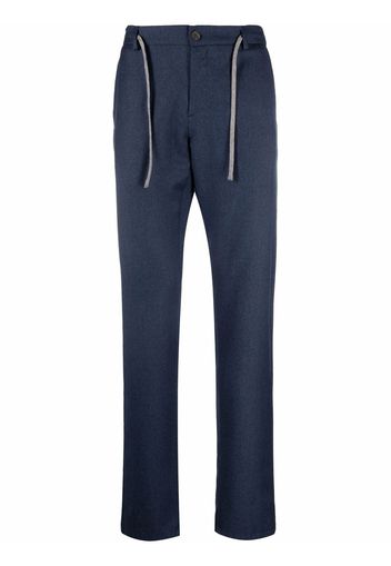 Canali wool track pants - Blau