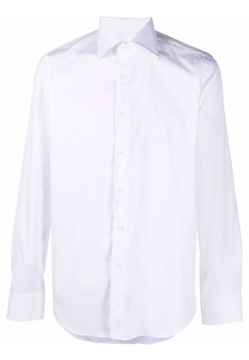 Canali button-down fitted shirt - Weiß