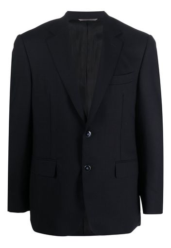 Canali single-breasted wool blazer - Blau