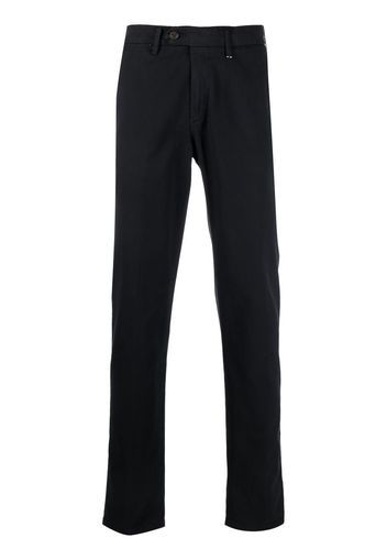 Canali slim-fit tailored trousers - Blau