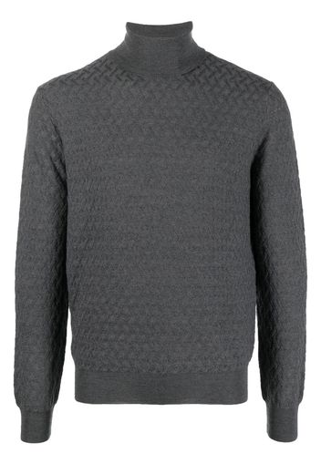 Canali roll-neck knit jumper - Grau