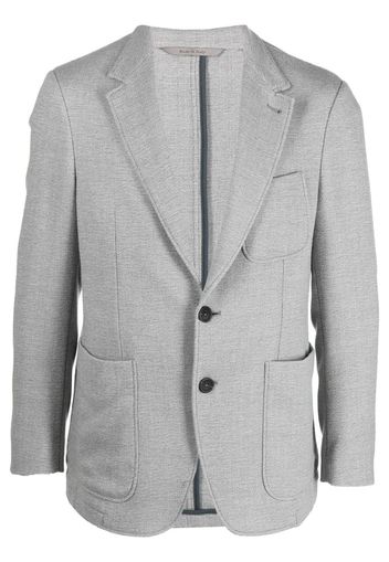 Canali single-breasted wool blazer - Grau