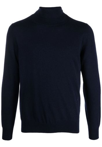 Canali cashmere roll-neck jumper - Blau