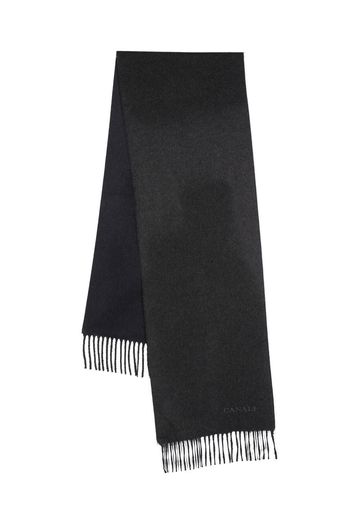 Canali two-tone knitted scarf - Grau