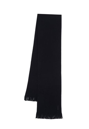 Canali tasseled cashmere scarf - Blau