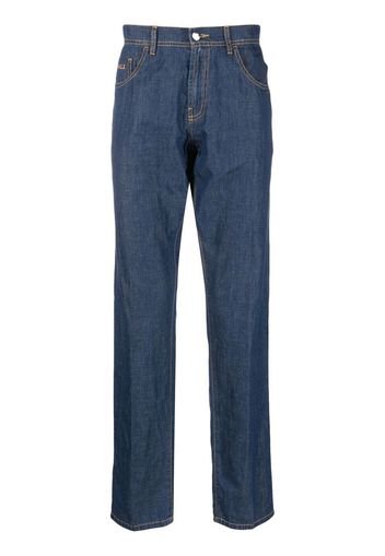 Canali loose-fit jeans - Blau