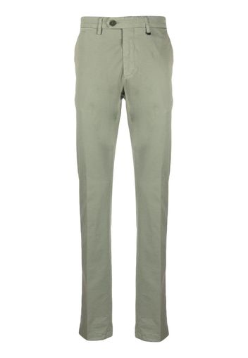 Canali cotton chino trousers - Grün