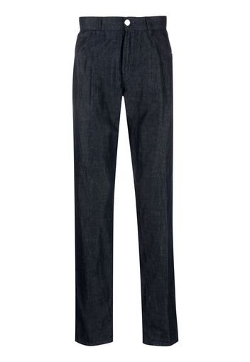 Canali straight-leg trousers - Blau