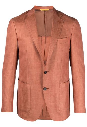 Canali single-breasted blazer - Orange