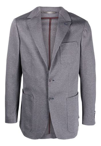 Canali single-breasted cotton blazer - Grau