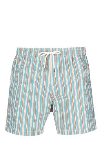 Canali striped swimming shorts - Blau