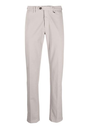 Canali straight-leg chino trousers - Grau