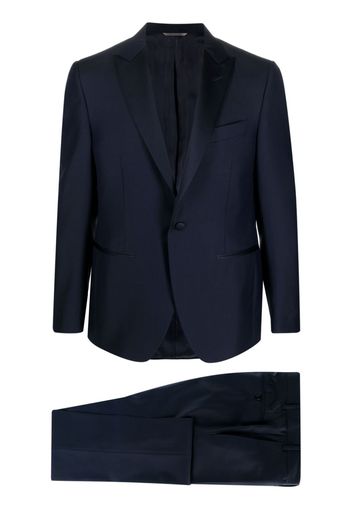 Canali single-breasted wool dinner suit - Blau