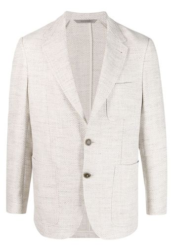 Canali single-breasted blazer - Nude