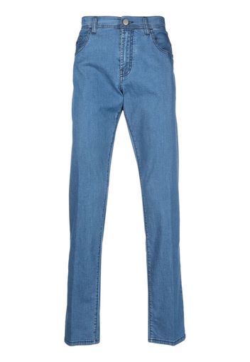 Canali Klassische Straight-Leg-Jeans - Blau