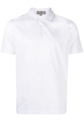 Canali knitted polo shirt - Weiß