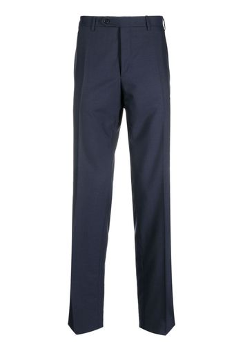 Canali mid-rise wool chinos - Blau