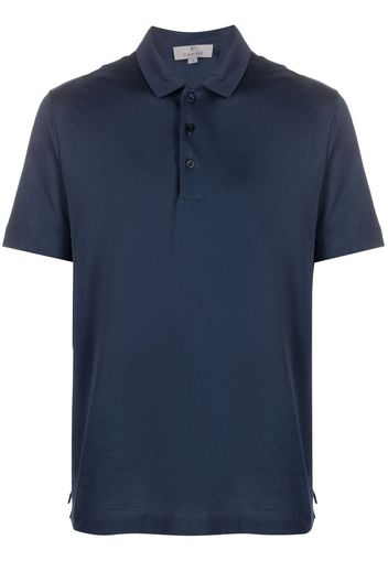 Canali Klassisches Poloshirt - Blau