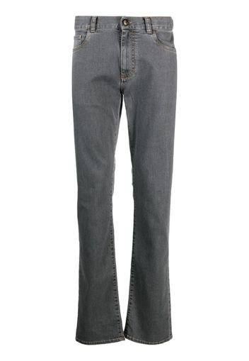 Canali straight-leg trousers - Grau