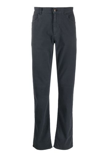 Canali low-rise slim-fit jeans - Blau