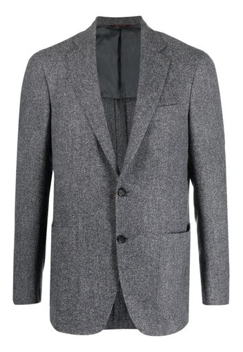 Canali Kei wool-blend blazer - Grau