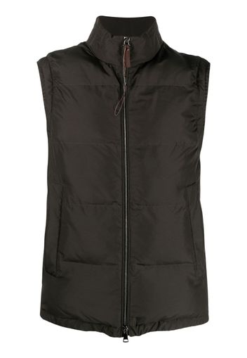 Canali zip-up padded vest - Grün