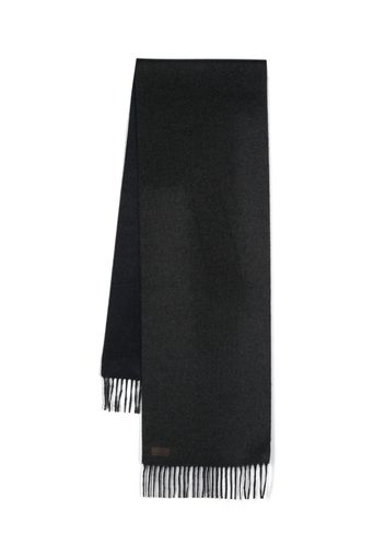 Canali fringed-edge knit scarf - Grau