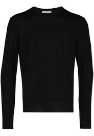 Canali Pullover mit Rundhalsausschnitt - Schwarz