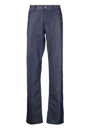 Canali straight-leg denim jeans - Blau