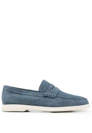 Canali suede slip-on loafers - Blau