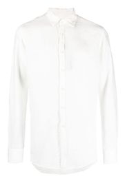 Canali long-sleeve linen shirt - Weiß