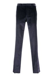 Canali corduroy straight-leg trousers - Blau