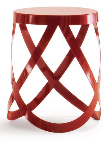 Cappellini Niedriger Ribbon Stahlhocker - Rot