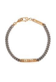 Capsule Eleven engraved-logo chain bracelet - Gold