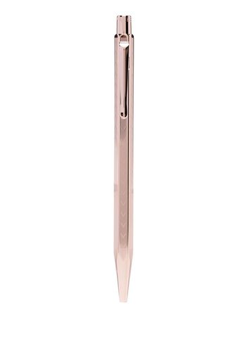 Caran d'Ache engraved brass ballpoint pen - Rosa