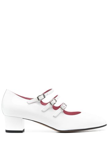 Carel Paris Kina side buckle-fastening detail pumps - Weiß