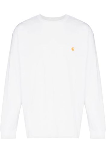 Carhartt WIP Chase long-sleeved T-shirt - Weiß