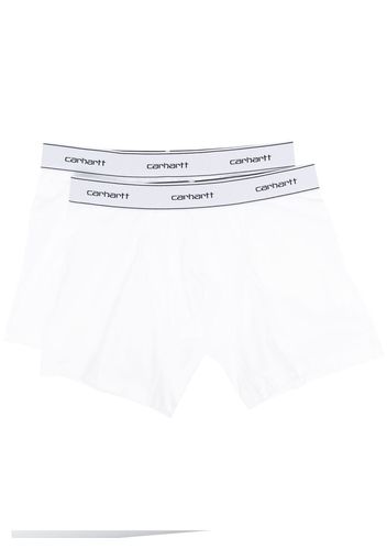 Carhartt WIP logo-waistband boxers set of 2 - Weiß