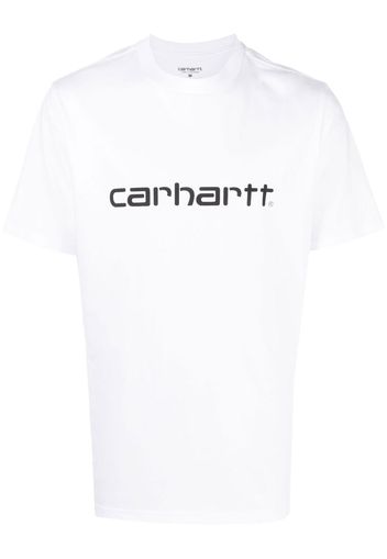 Carhartt WIP T-Shirt mit Logo-Print - Weiß