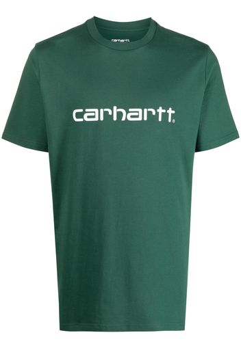 Carhartt WIP logo-print short-sleeved T-shirt - Grün