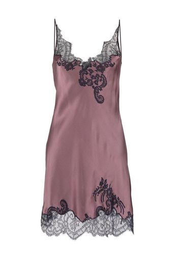 Carine Gilson Camisole-Kleid aus Seide - Violett