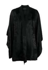 Carine Gilson Jacquard-Kimono - Schwarz