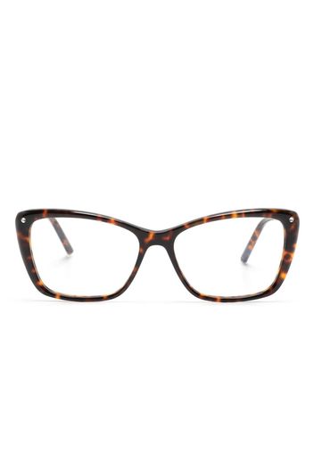 Carolina Herrera Cat-Eye-Brille in Schildpattoptik - Braun